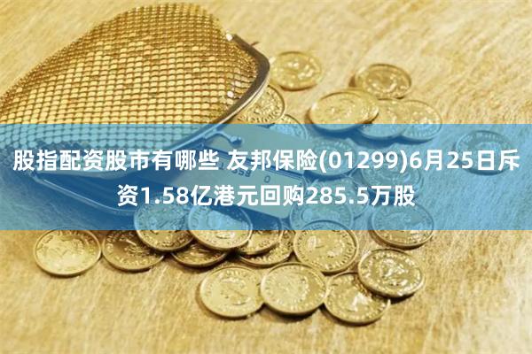 股指配资股市有哪些 友邦保险(01299)6月25日斥资1.58亿港元回购285.5万股